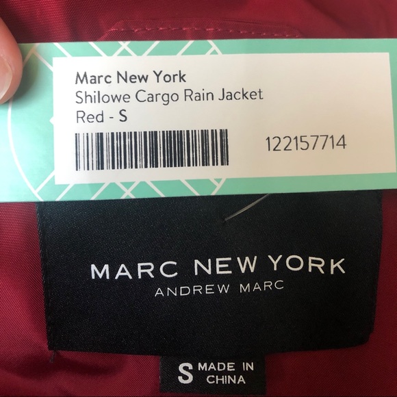 Marc NY Andrew Marc waterproof jacket sz S - Picture 8 of 9
